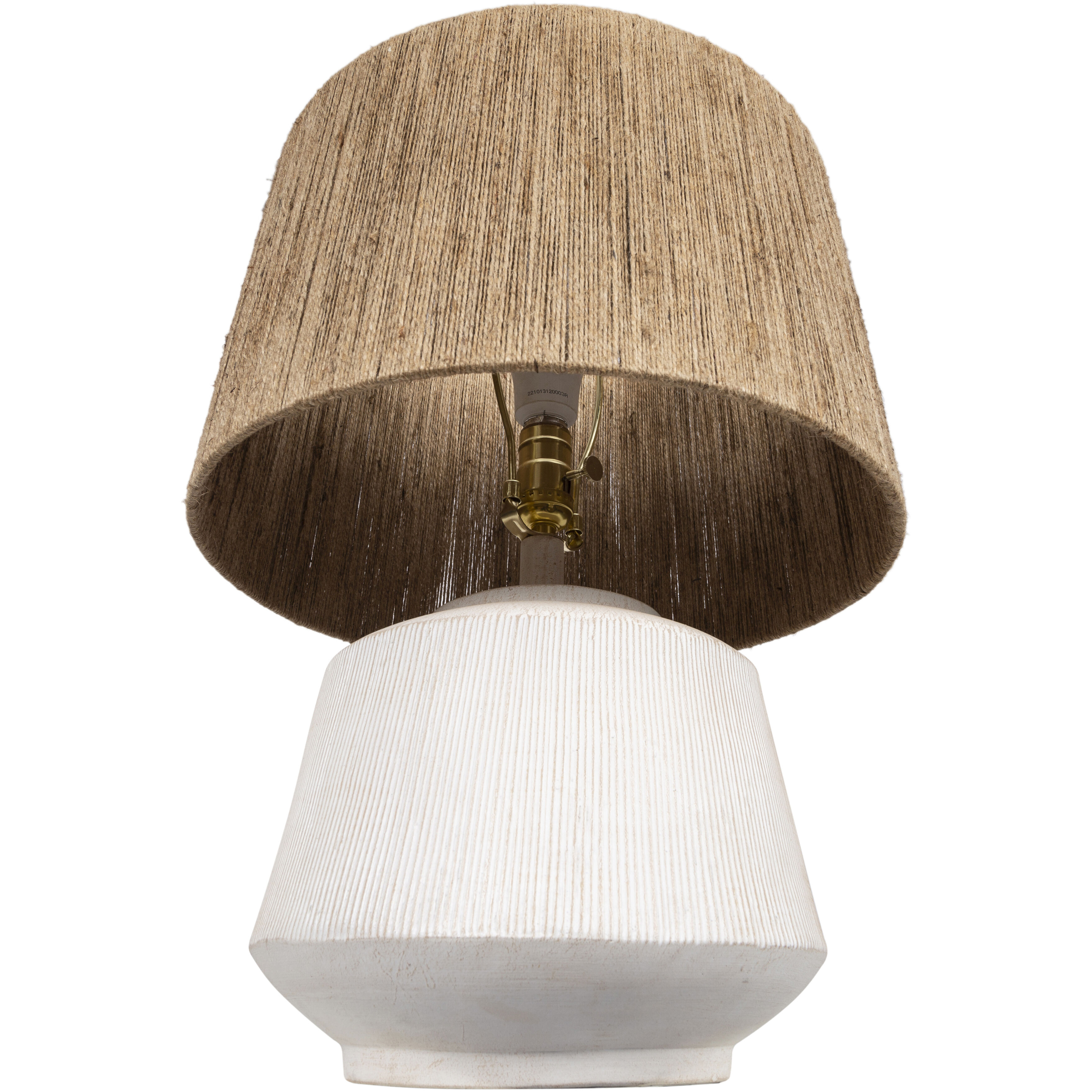 Corliss 20.5 inch 9 watt White Table Lamp Portable Light