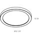 Radiance 1 Light 12 inch White Flushmount Ceiling Light