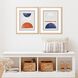 Abstract Collection Blue Framed Art