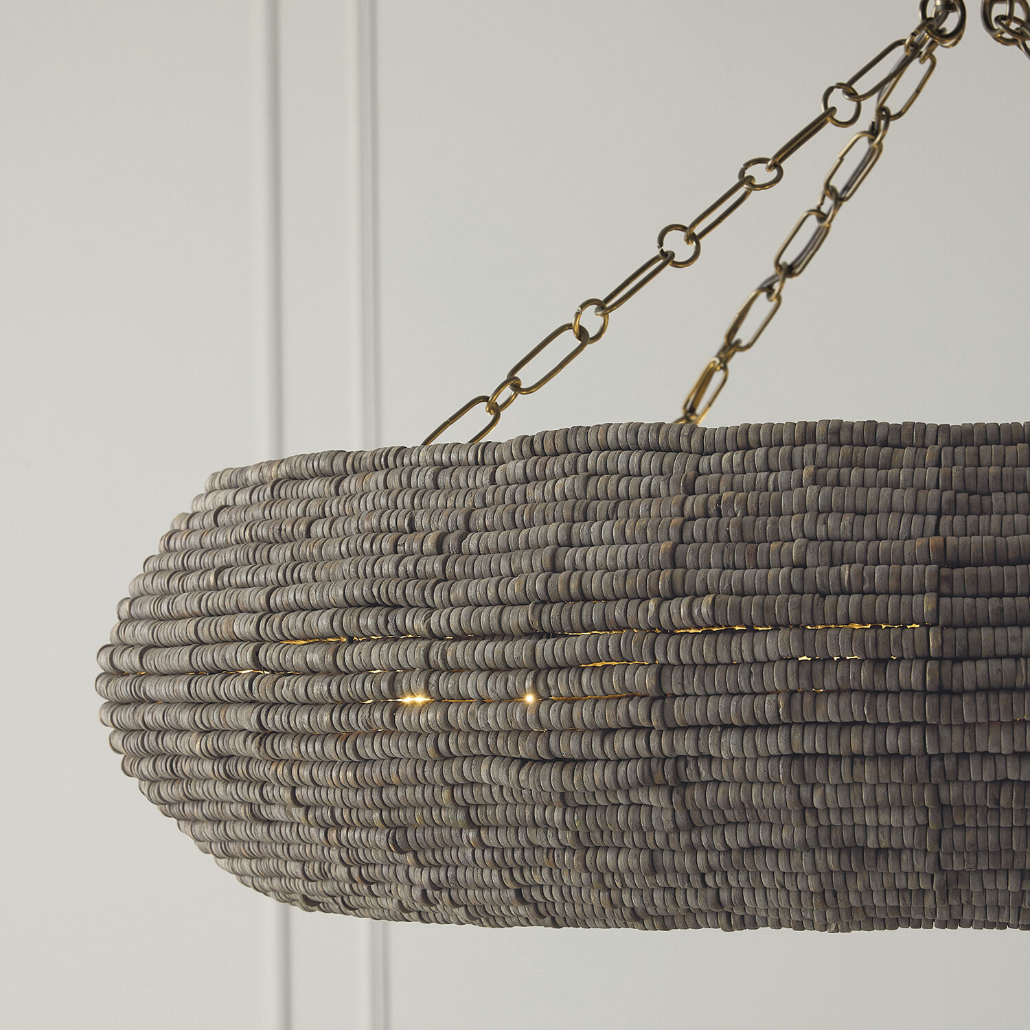 Morada 8 Light 35 inch Aegean Grey and Dark Brass Chandelier Ceiling Light