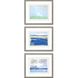 Waterside Collection Blue Framed Art