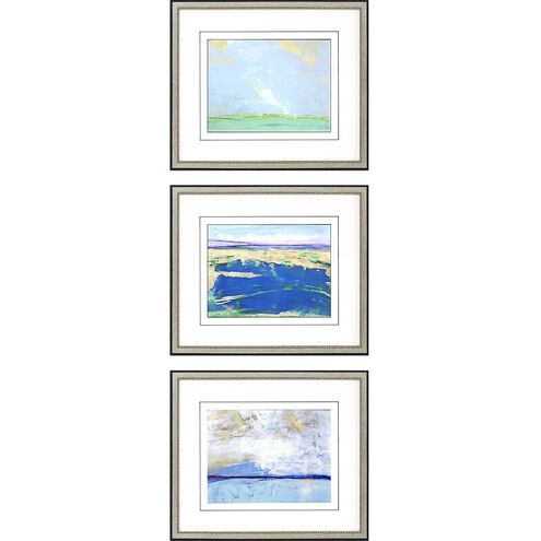 Waterside Collection Blue Framed Art