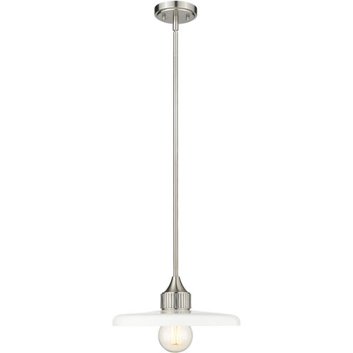 Paloma 1 Light 14 inch Brushed Nickel Pendant Ceiling Light