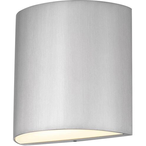 Veil LED 4.63 inch Brushed Aluminum Outdoor Wall Sconce