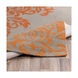 Rain 96 X 30 inch Orange and Neutral Indoor Area Rug, Polypropylene