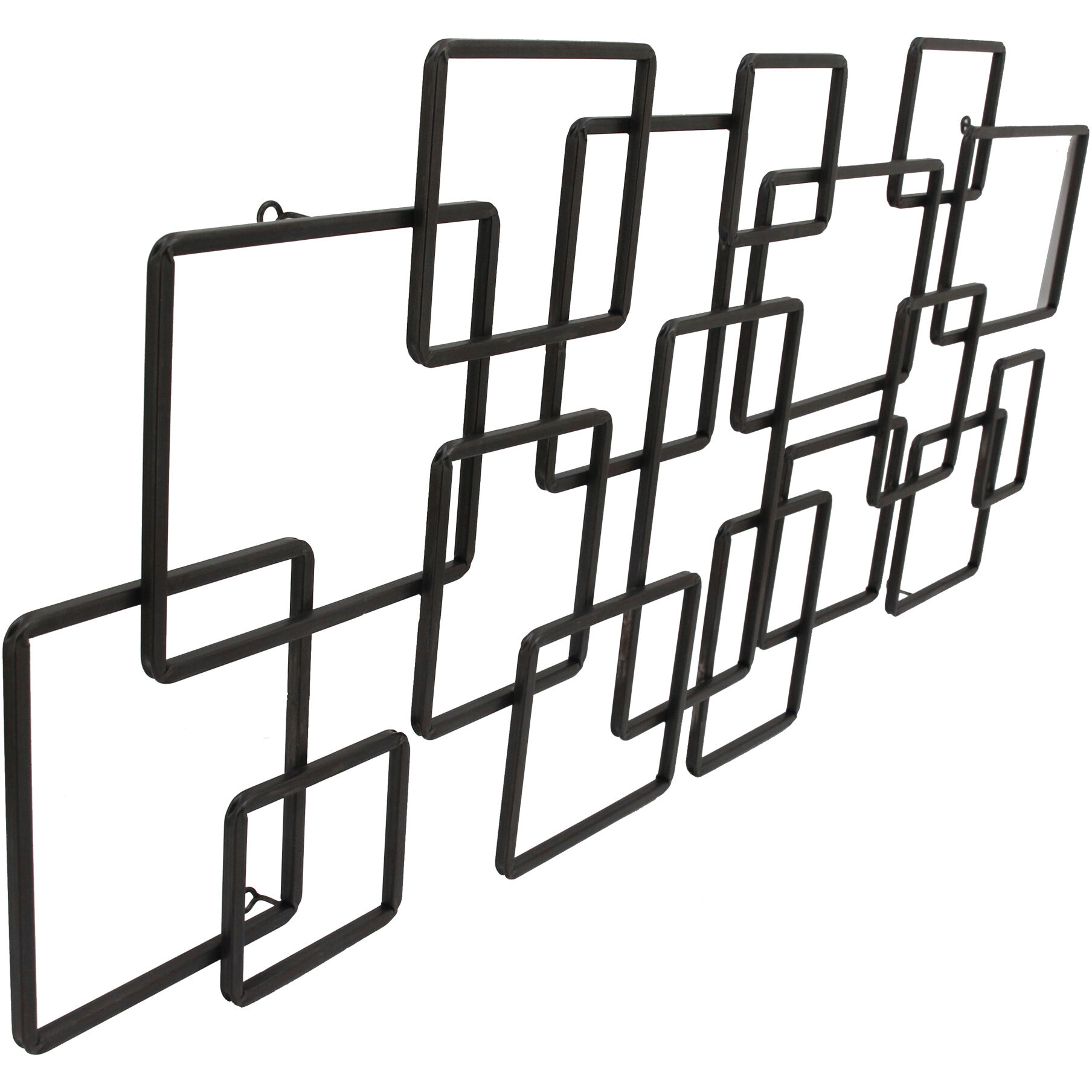 Squares Black Wall Décor