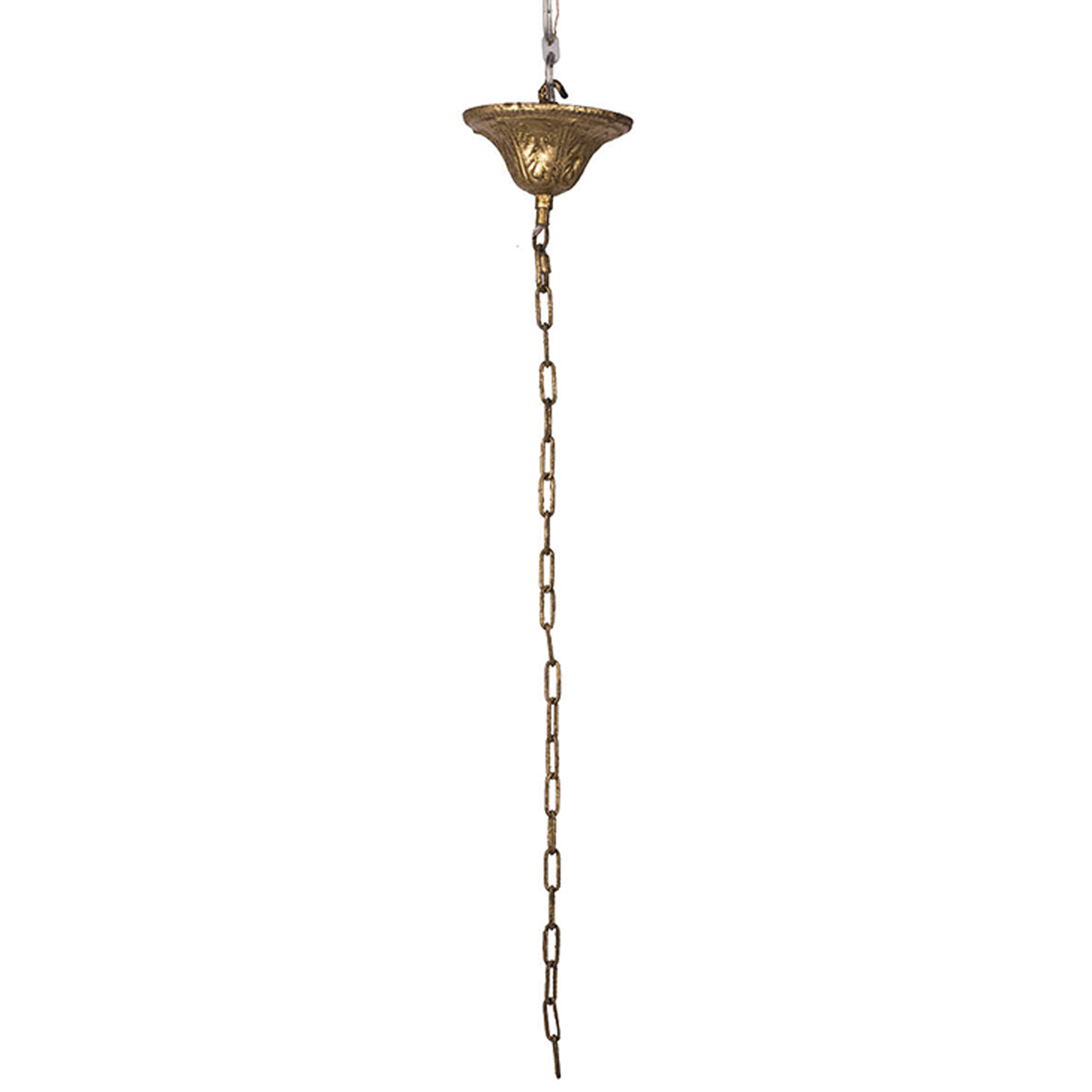Classic 6 Light 23.6 inch Gold Pendant Ceiling Light