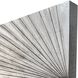 Enigma in Silver Beige and Black and Brown and Metallic Wall Sculpture, The Studio