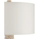 Birdsong 67 inch 150 watt Whitewash Floor Lamp Portable Light