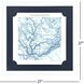 Charleston / Hilton Head / Kiawan Island / Savannah Blue and White Framed Art, Propac