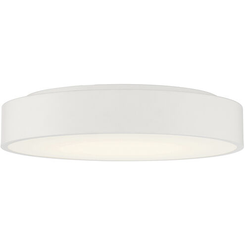 Como LED 17.75 inch White Flush Mount Ceiling Light