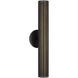 Kelly Wearstler Precision LED 4.5 inch Bronze Bullet Sconce Wall Light