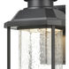 Irvine LED 16 inch Matte Black Outdoor Sconce