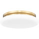 Soleil 1 Light 16 inch Modern Gold Flush Mount Ceiling Light