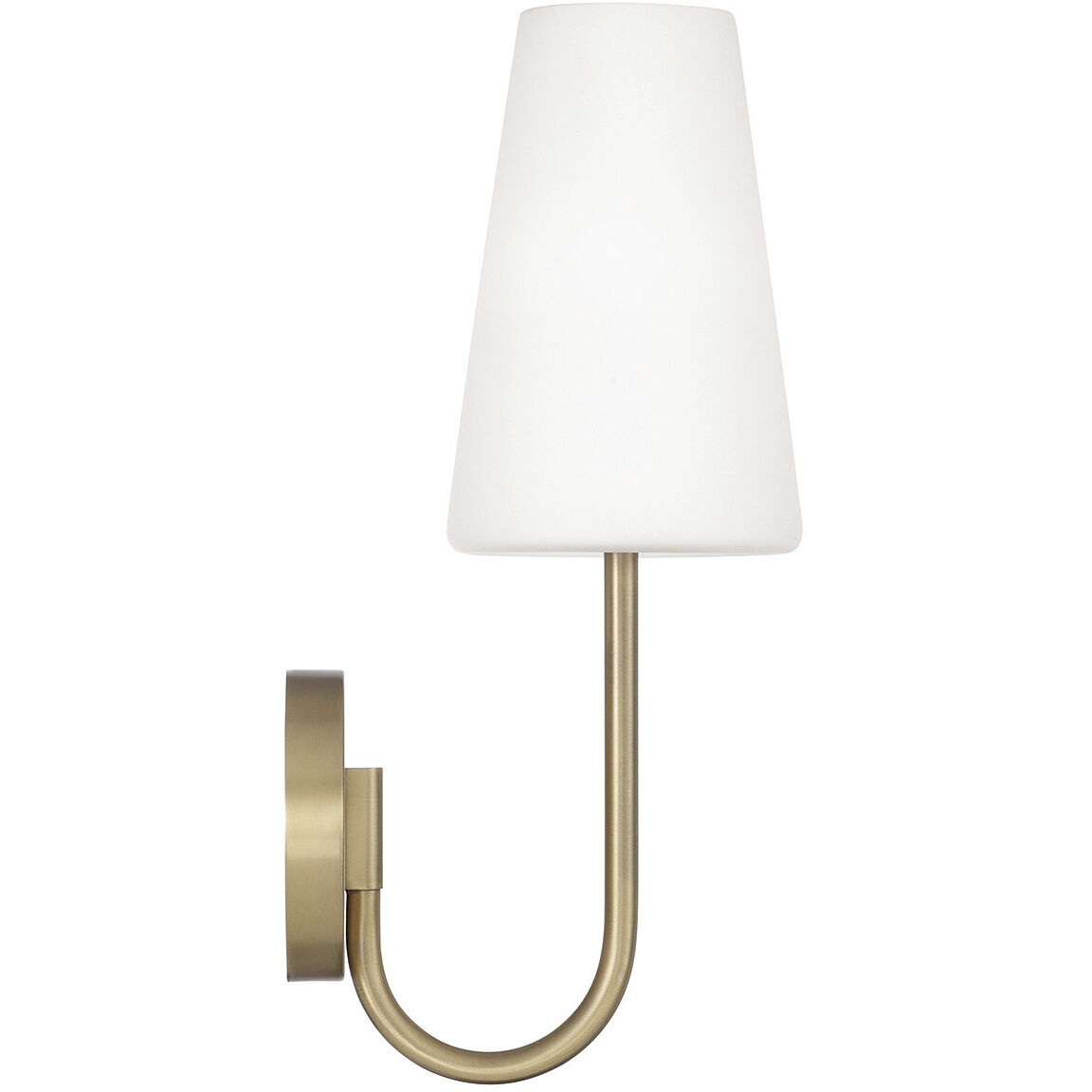 Averitt Sconce Wall Light in Aged Brass