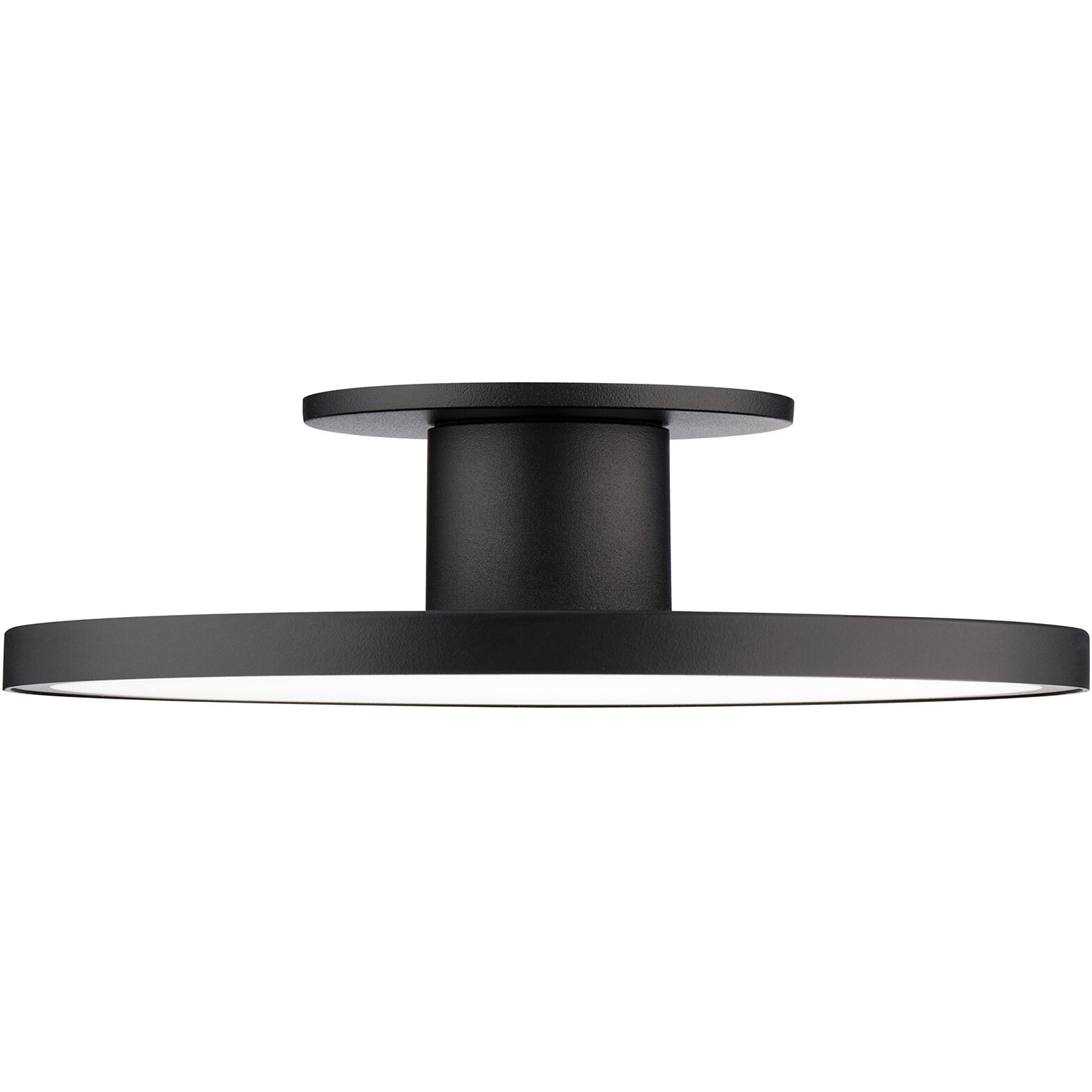 Twist-N-Lite LED 11 inch Black Semi-Flush Mount Ceiling Light, WAC Limited