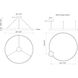 Halo LED 71.63 inch White Pendant Ceiling Light