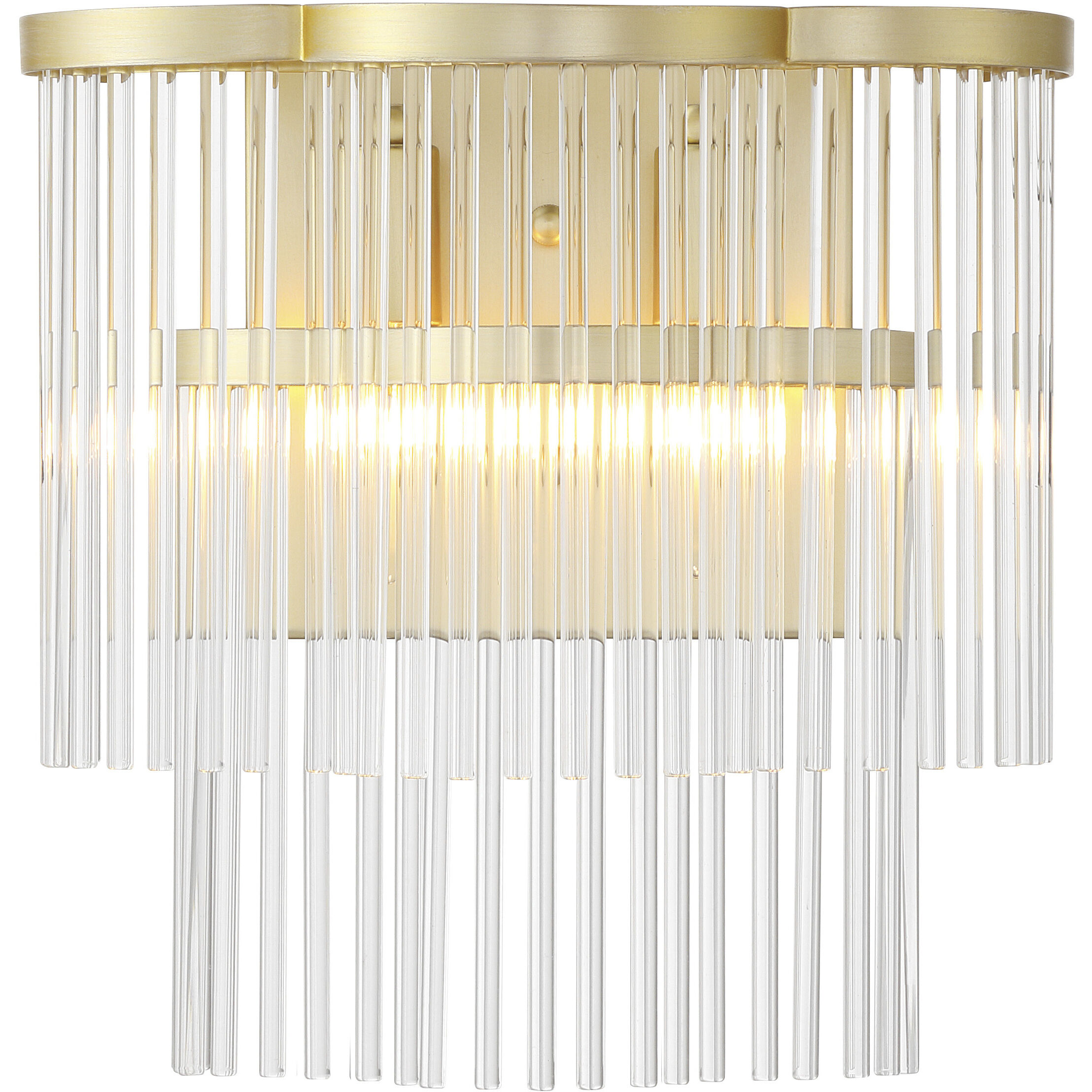 Azura 2 Light 12.13 inch Heirloom Brass Wall Sconce Wall Light