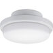 TriAire Custom 1 Light Matte White Fan Light