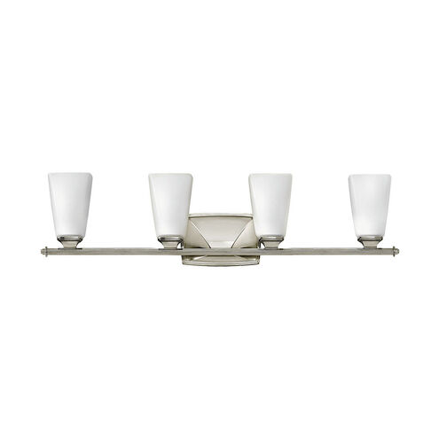 Darby 4 Light 32 inch Polished Nickel Bath Light Wall Light