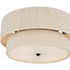 Helbert 4 Light 18 inch Matte Black Flush Mount Ceiling Light