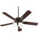 Capri IX 52 inch Toasted Sienna with Toasted Sienna/Walnut Blades Indoor Ceiling Fan in Faux Alabaster