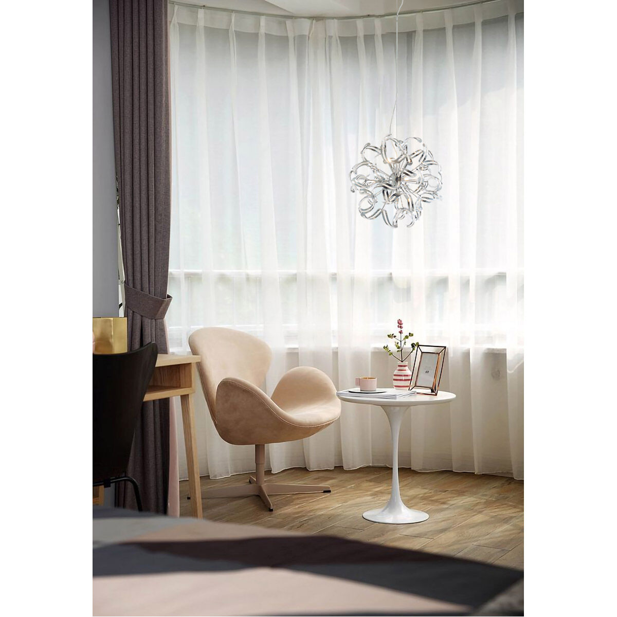 Canada 9 Light 20 inch Chrome Chandelier Ceiling Light