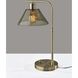 Zoe 20 inch 40.00 watt Antique Brass Desk Lamp Portable Light