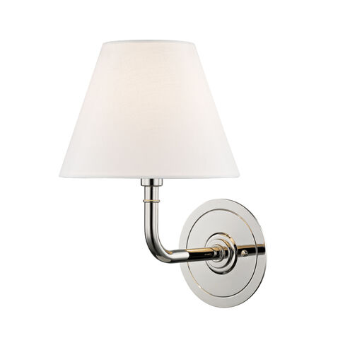 Signature No.1 1 Light 8 inch Polished Nickel Wall Sconce Wall Light