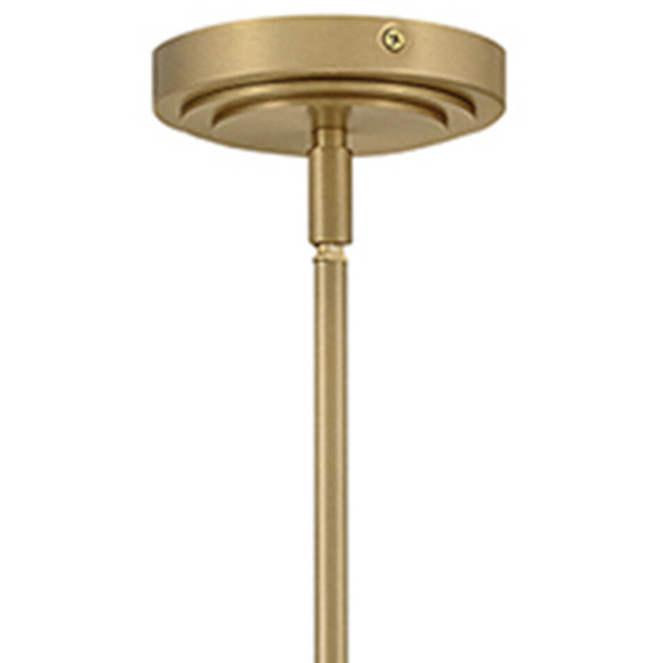 Lisa McDennon Tallulah 3 Light 14 inch Lacquered Brass Pendant Ceiling Light