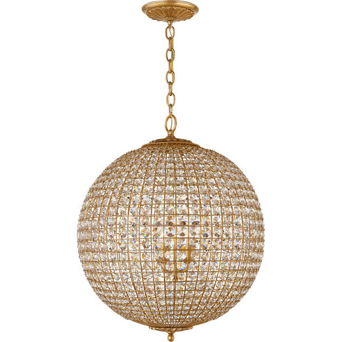 AERIN Renwick 4 Light 23.25 inch Gild Sphere Chandelier Ceiling Light, Large
