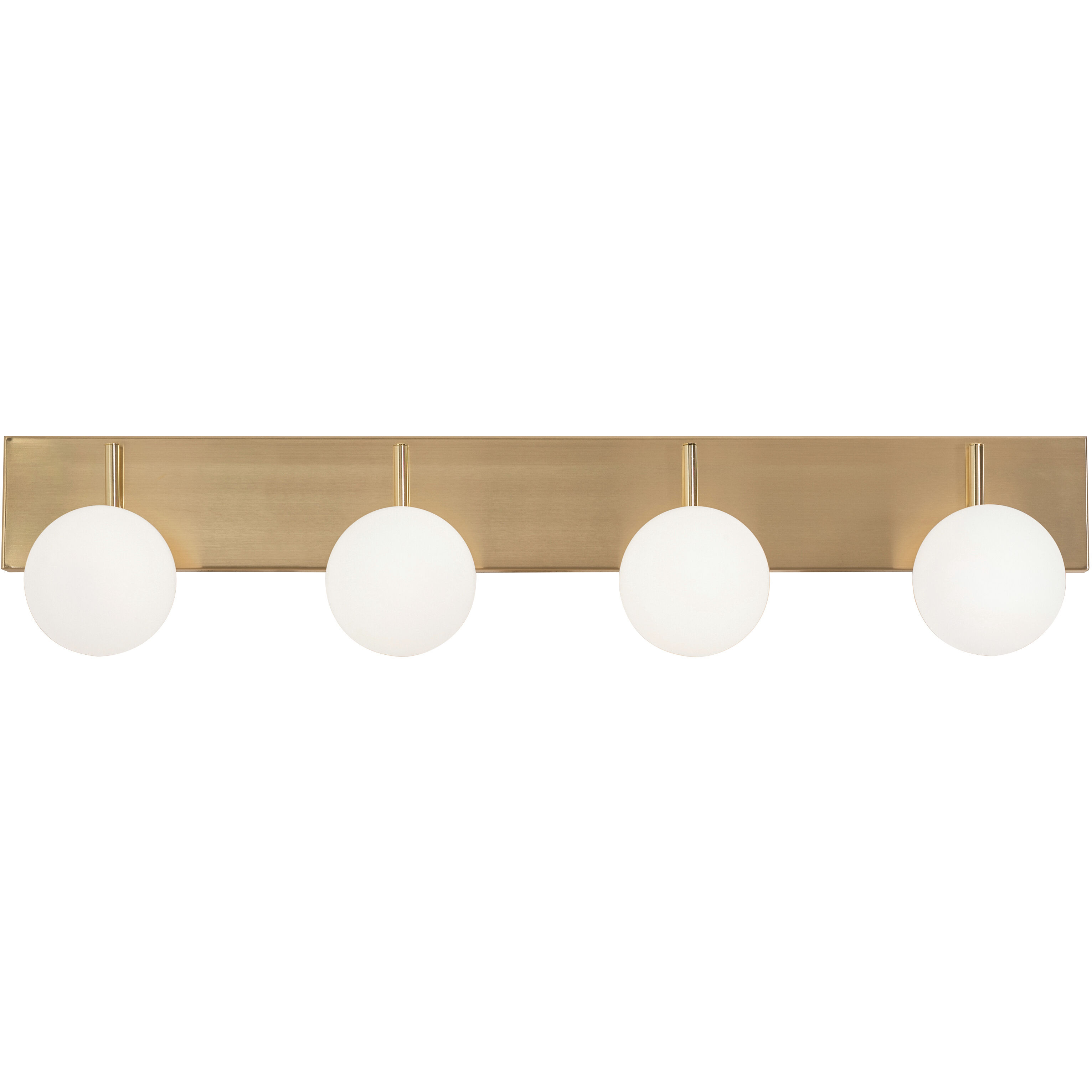 Metropolitan LED 7 inch Satin Brass Bath Vanity Wall Light