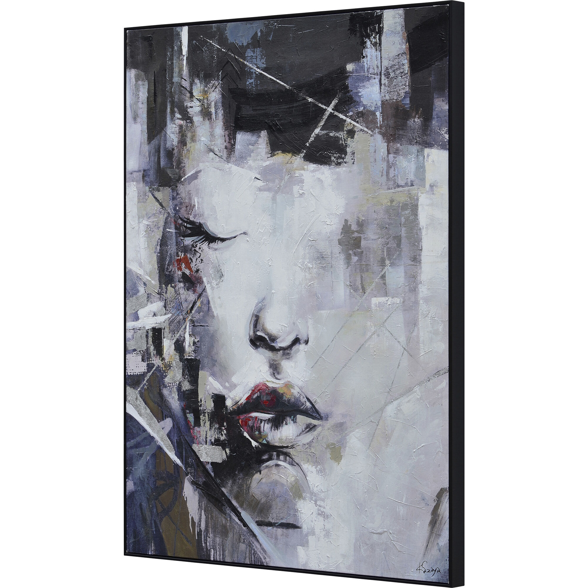 Kyoto Grey/Multiple Canvas Art