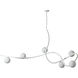 Slide 6 Light 69.2 inch White Pendant Ceiling Light, XL
