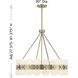 Bancroft 6 Light 30 inch Noble Brass Chandelier Ceiling Light