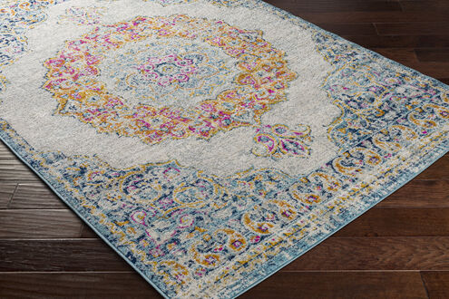 Chester 123 X 94 inch Light Blue Rug in 8 x 10, Rectangle
