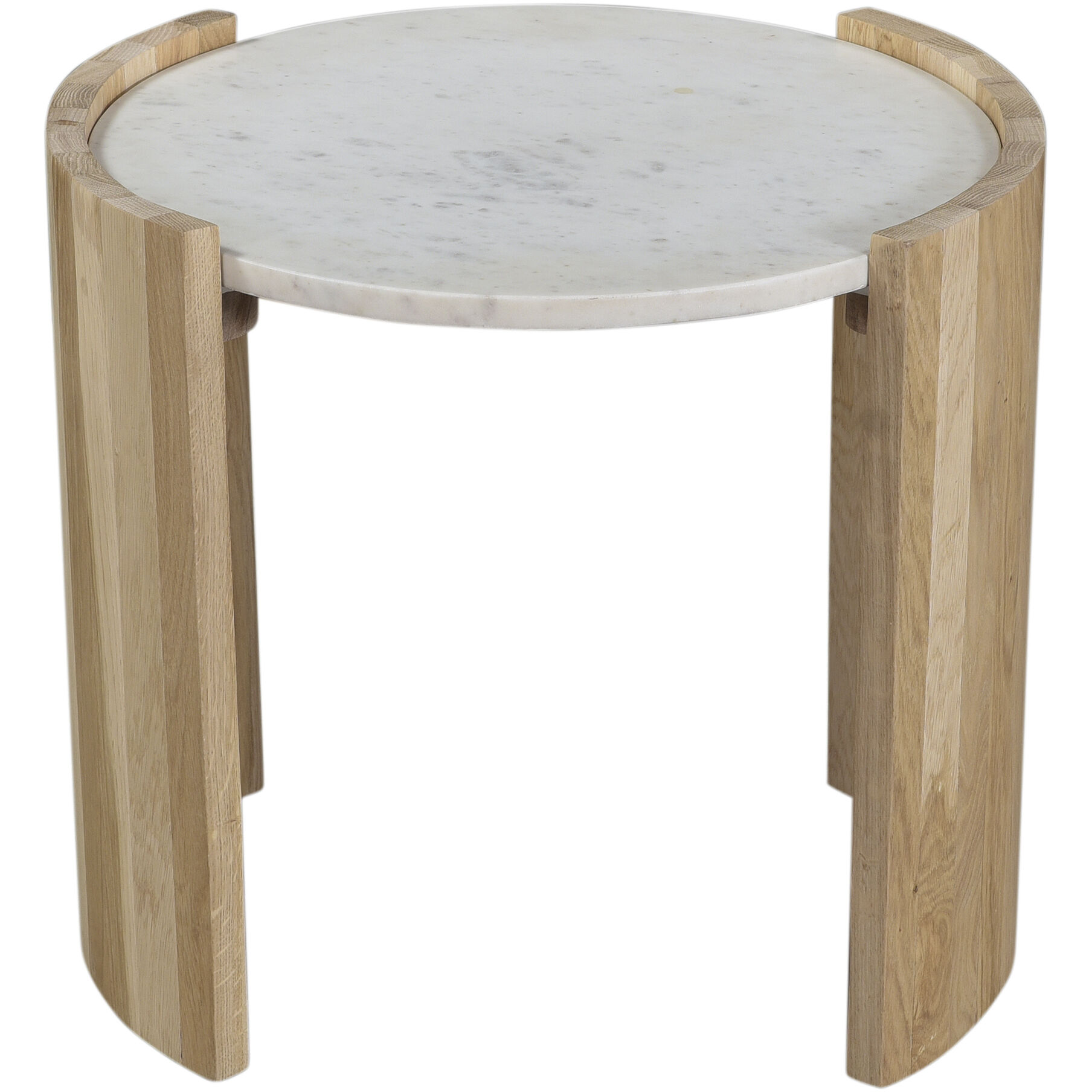 Dala 20 X 18.5 inch White Side Table