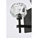 Graham 5 Light 32 inch Black Wall Sconce Wall Light