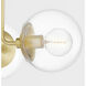 Meadow 3 Light 20 inch Aged Brass Semi Flush Mount Ceiling Light
