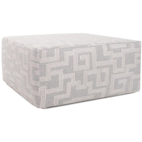 Syros Universal 18 inch Fog Outdoor Ottoman