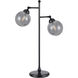 Prato 28 inch 40 watt Gun Metal Table Lamp Portable Light