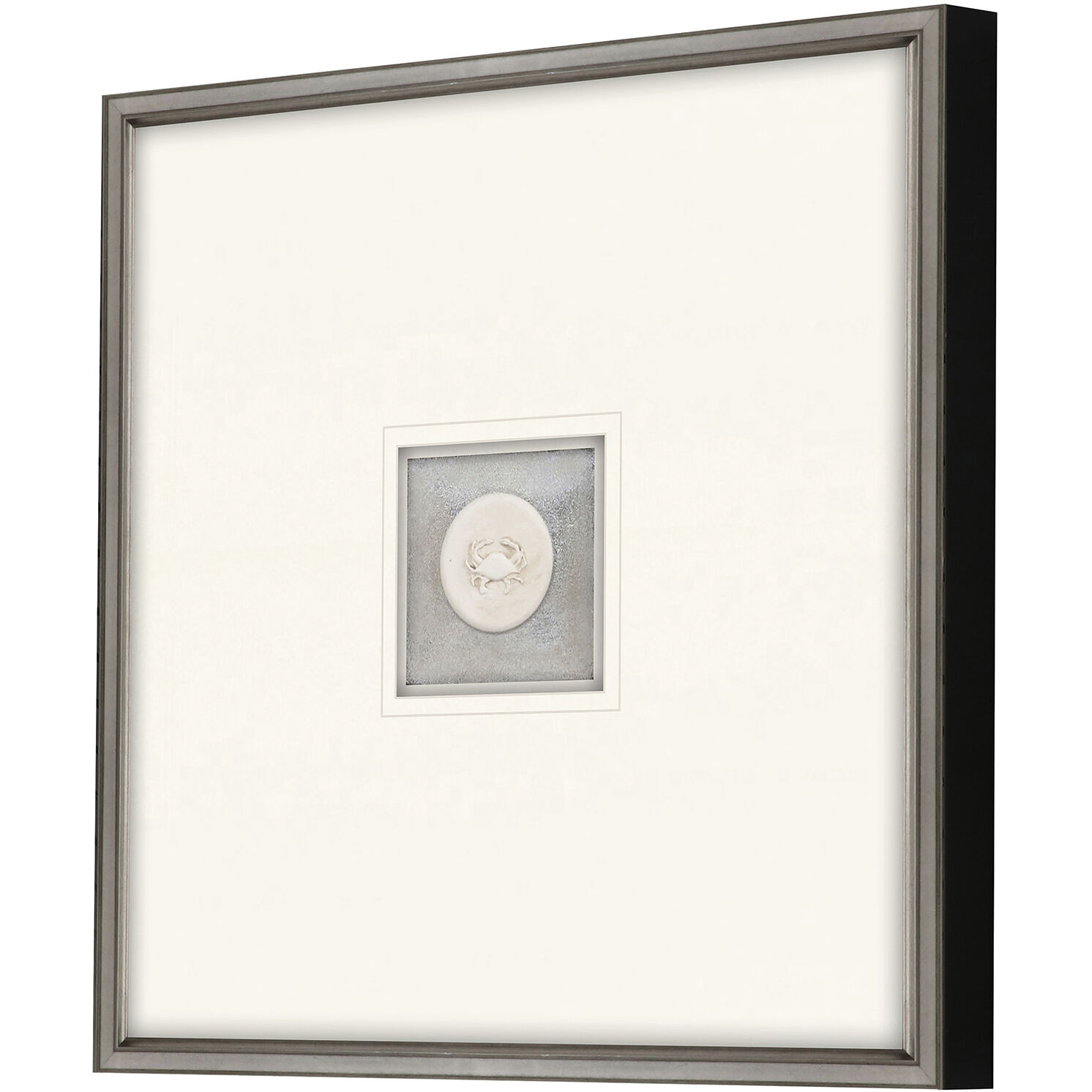 Animals White and Blue Framed Art