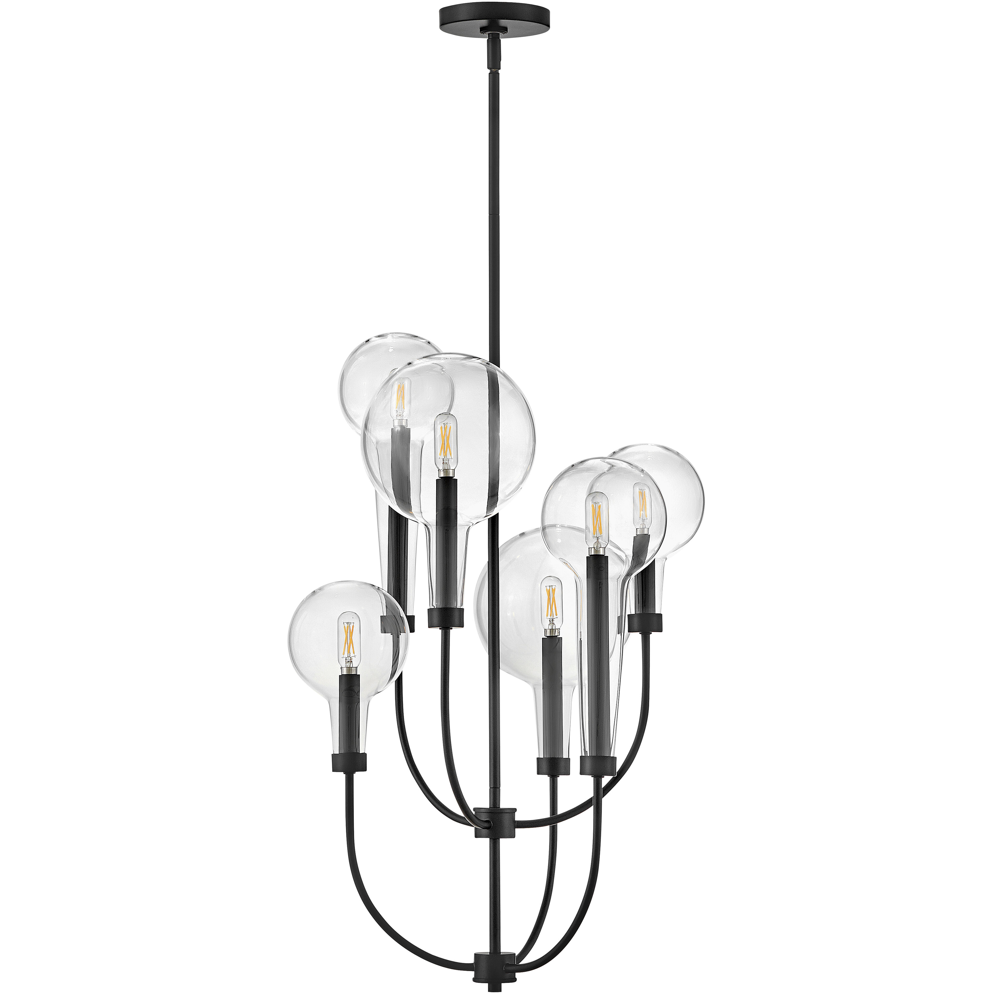Alchemy 20 inch Black Indoor Foyer Light Ceiling Light