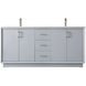 Hayes 72 X 22 X 35 inch Grey Vanity Sink Set