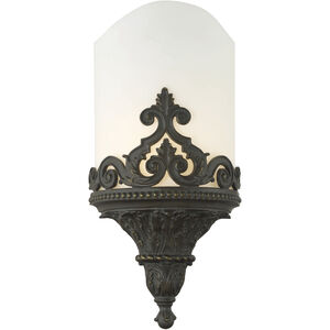 Metropolitan Collection 1 Light 8 inch Aged Bronze Wall Sconce Wall Light