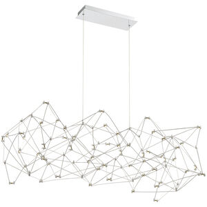 Leonardell Linear Chandelier Ceiling Light in Chrome