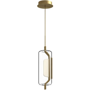Hilo 4.75 inch Brushed Gold Pendant Ceiling Light