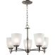 Jackson 5 Light 22 inch Brushed Nickel Chandelier Ceiling Light