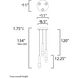 Reveal LED 11 inch Satin Nickel and Satin Brass Multi-Light Pendant Ceiling Light