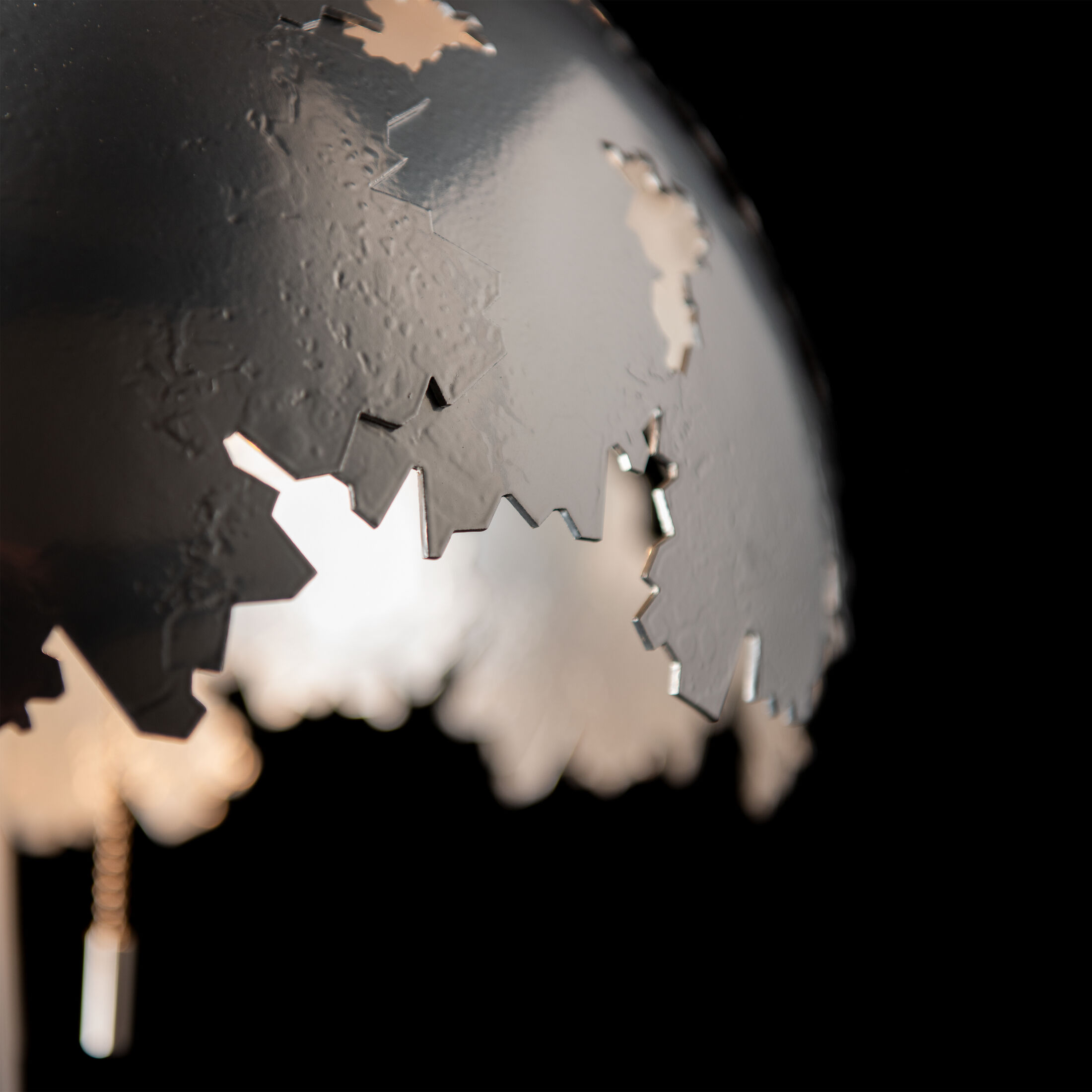 Pangea 23.1 inch 60.00 watt Sterling Table Lamp Portable Light in Lilac Marble, Dome